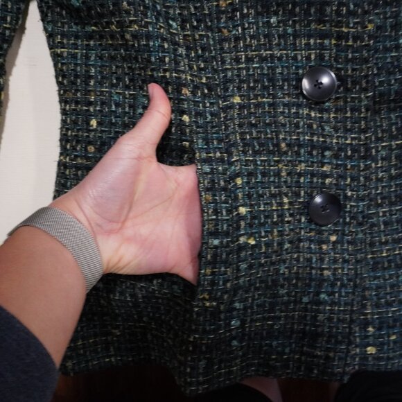 Coldwater Creek Tweed Blazer - Picture 4 of 12